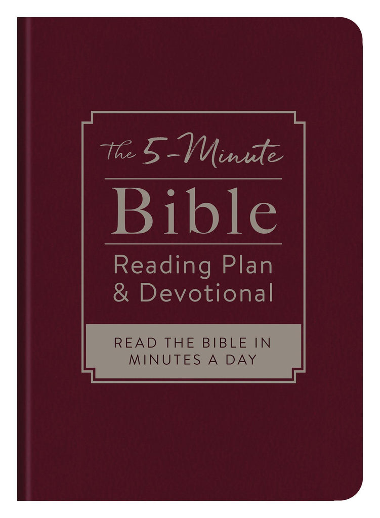 Marissa's Books & Gifts, LLC 9781683226352 The 5-Minute Bible Reading Plan and Devotional: Read the Bible in Minutes a Day
