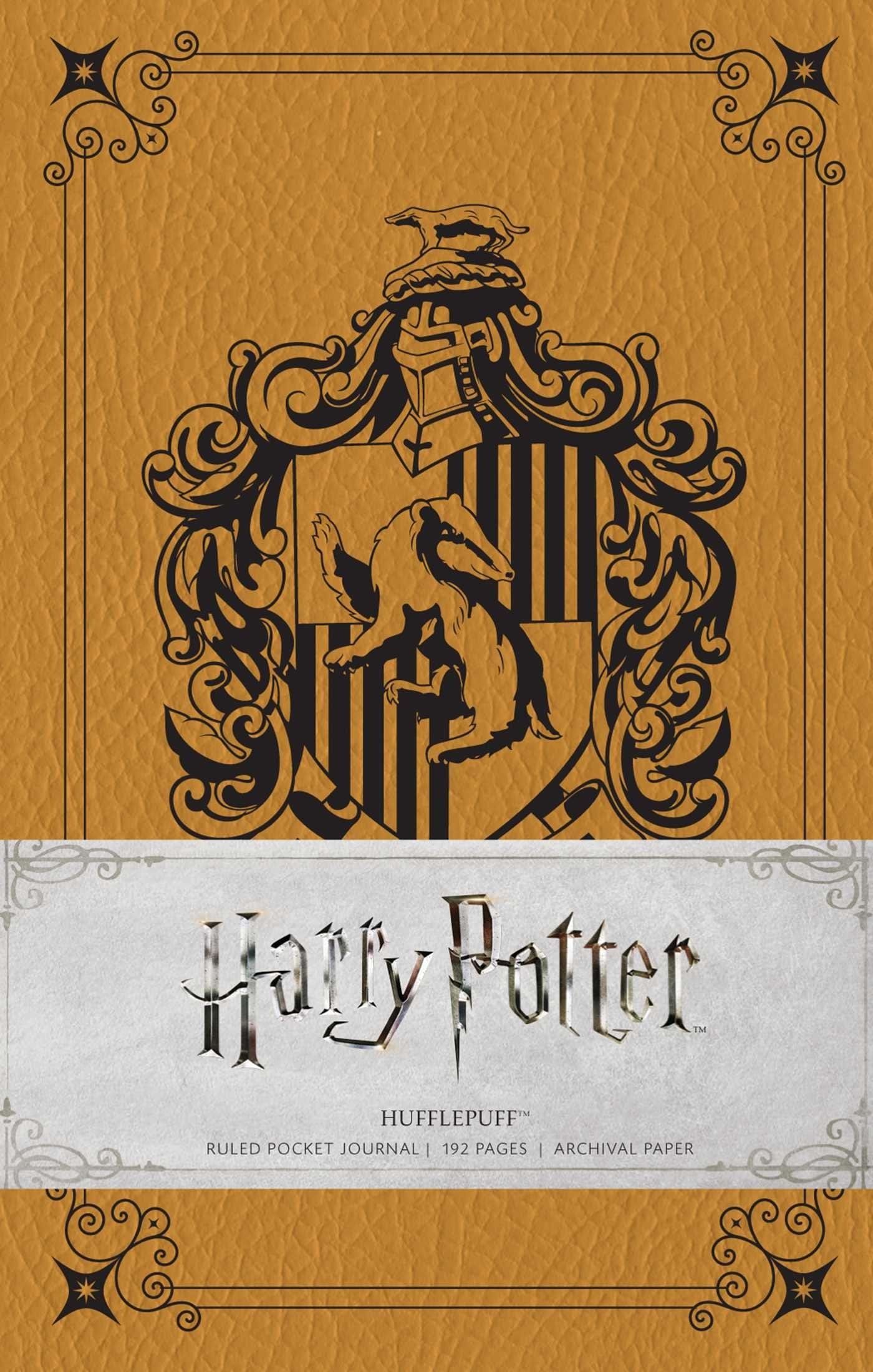 Marissa's Books & Gifts, LLC 9781683830337 Harry Potter: Hufflepuff Ruled Pocket Journal