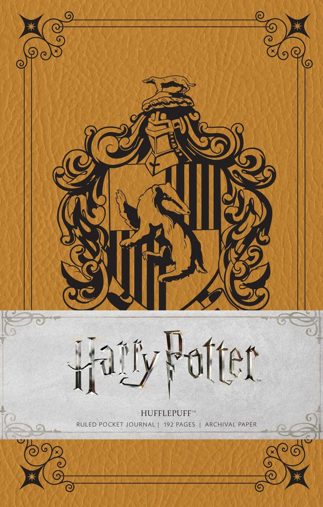 Marissa's Books & Gifts, LLC 9781683830337 Harry Potter: Hufflepuff Ruled Pocket Journal