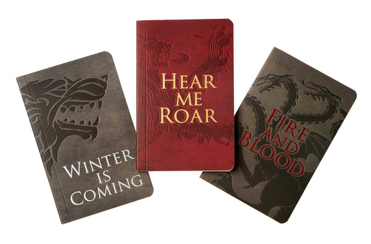 Marissa's Books & Gifts, LLC 9781683836629 Game of Thrones: Pocket Notebook Collection House Words (3 Books)