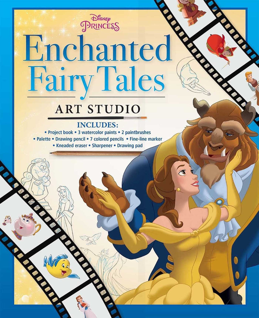 Marissa's Books & Gifts, LLC 9781684122141 Disney Princess Enchanted Fairy Tales Art Studio