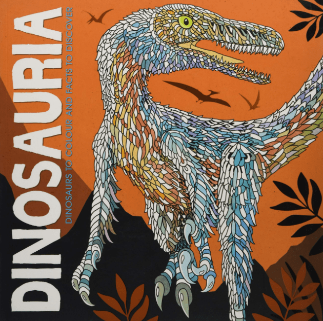 Marissa's Books & Gifts, LLC 9781780554563 Dinosauria: Dinosaurs to Colour and Facts to Discover