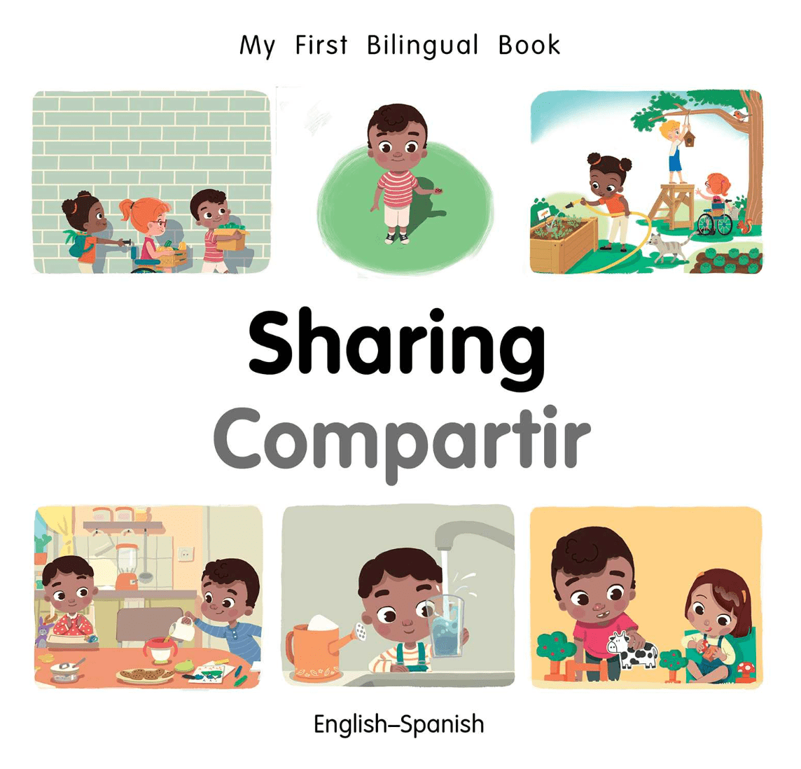 Marissa's Books & Gifts, LLC 9781785089220 My First Bilingual Book: Sharing (English–Spanish)