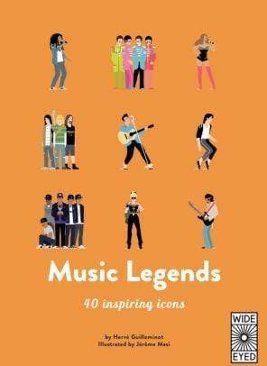 Marissa's Books & Gifts, LLC 9781786031457 Music Legends: 40 Inspiring Icons