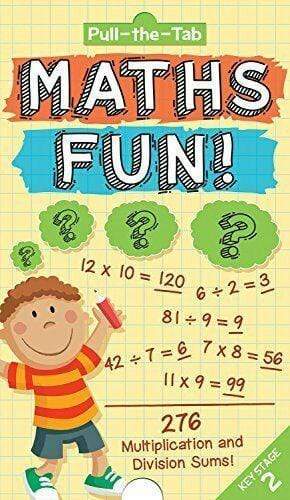 Marissa's Books & Gifts, LLC 9781787001329 Pull the Tab Maths Fun! Multiplication and Division Sums!