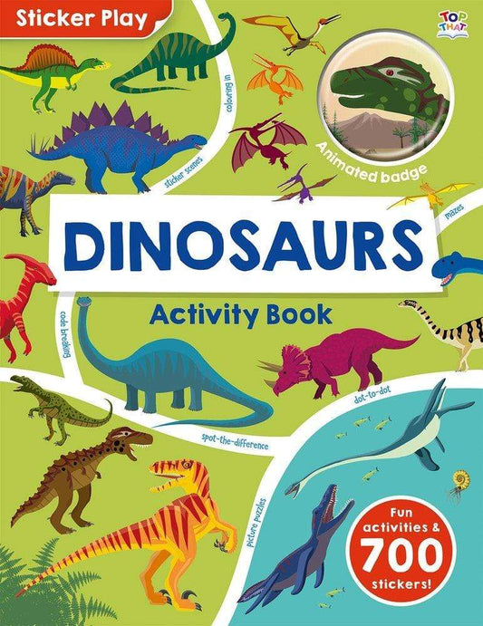 Marissa's Books & Gifts, LLC 9781787006140 Dinosaurs (Sticker Play)