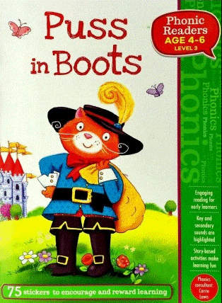 Marissa's Books & Gifts, LLC 9781788103527 Puss in Boots: Phonic Readers Level 2