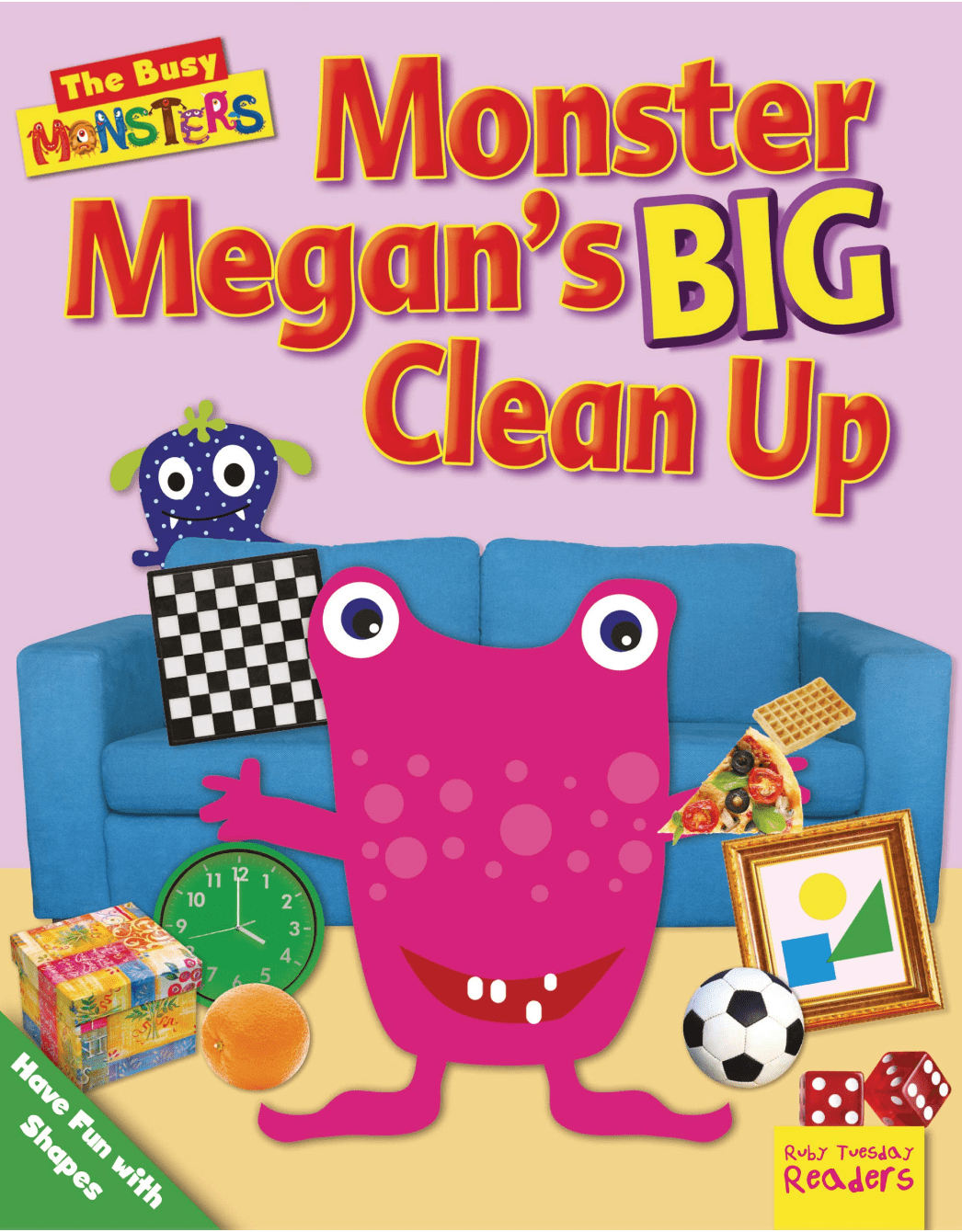 Marissa's Books & Gifts, LLC 9781788560504 Monster Megan's BIG Clean Up: Have Fun with Shapes