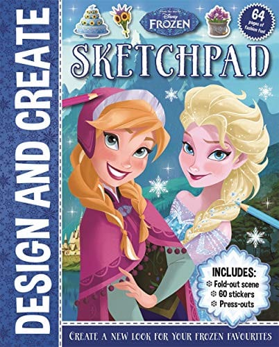 Marissa's Books & Gifts, LLC 9781789052640 Disney Frozen Design & Create Sketchpad