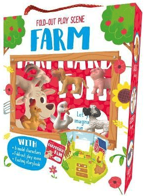 Marissa's Books & Gifts, LLC 9781789058086 Fold-Out Play Scene: Farm