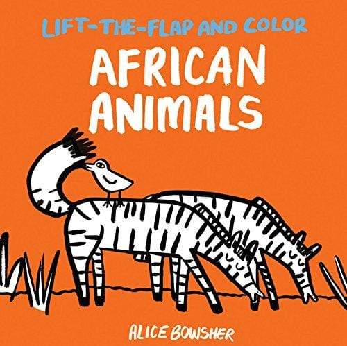 Marissa's Books & Gifts, LLC 9781847809544 Lift-the-flap and Color African Animals
