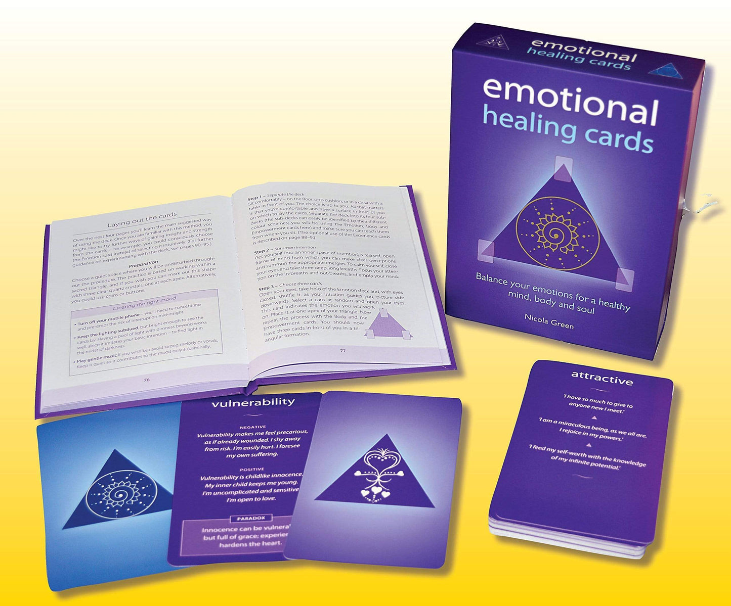 Marissa's Books & Gifts, LLC 9781859063958 Emotional Healing Cards: Balance Your Emotions For A Healthy Mind, Body And Soul