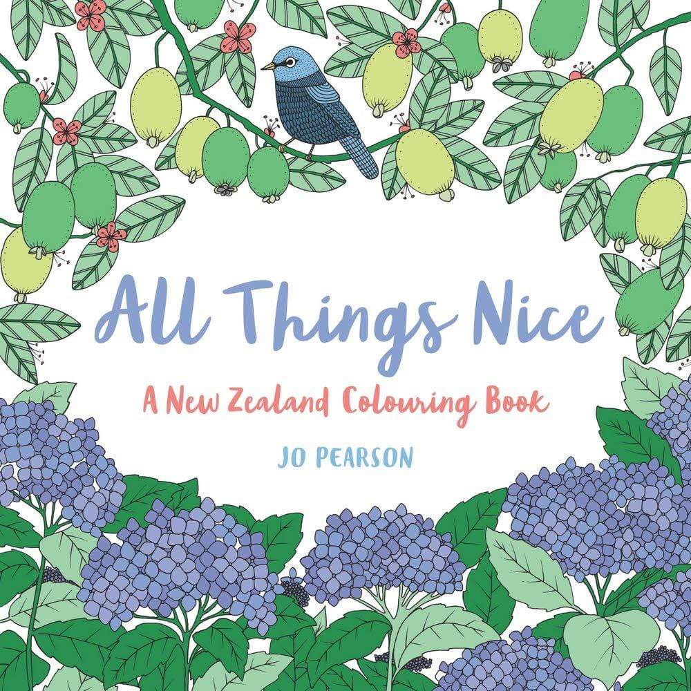 Marissa's Books & Gifts, LLC 9781877505690 All Things Nice: A New Zealand Colouring Book