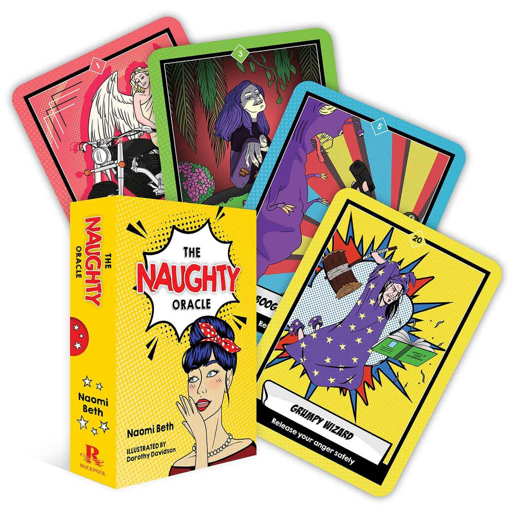 Marissa's Books & Gifts, LLC 9781922579737 The Naughty Oracle: 44 Full-Color Cards and 128-Page Guidebook