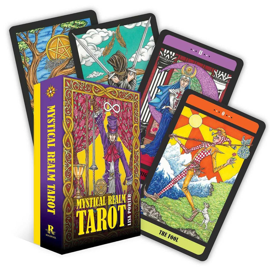 Marissa's Books & Gifts, LLC 9781925946567 Mystical Realm Tarot: 78 Full-Color Cards and 96-Page Guidebook