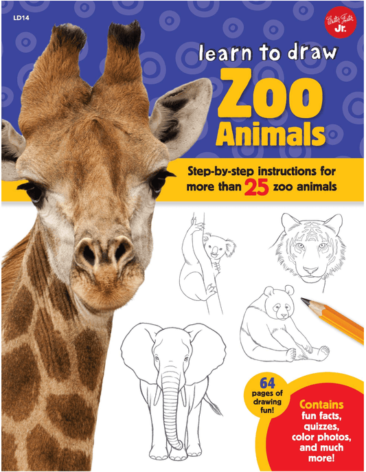 Marissa's Books & Gifts, LLC 9781939581990 Learn to Draw Zoo Animals: Step-by-Step Instructions for More than 25 Popular Animals