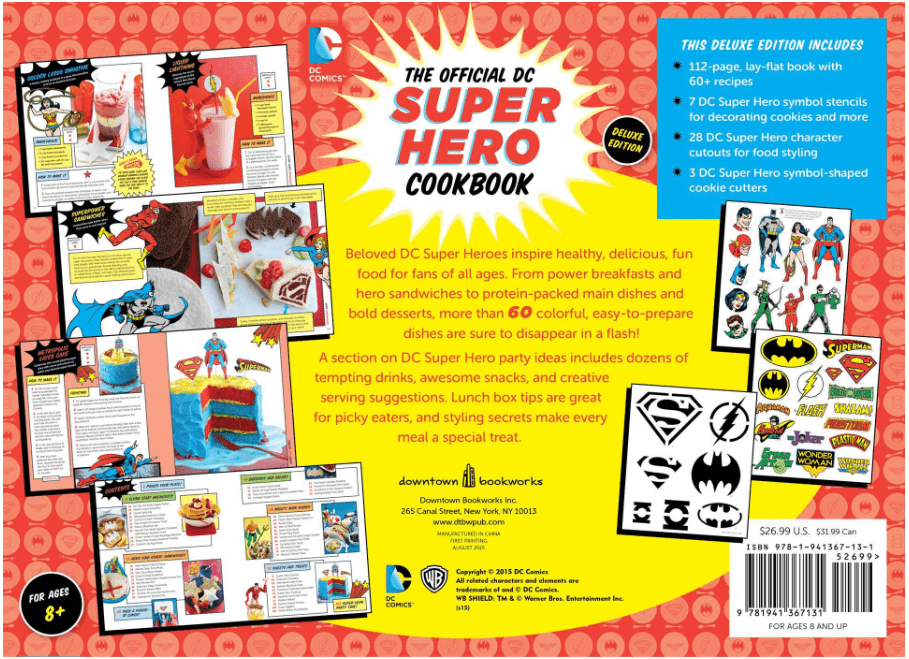 Marissa's Books & Gifts, LLC 9781941367131 The Official DC Super Hero Cookbook: Deluxe Edition