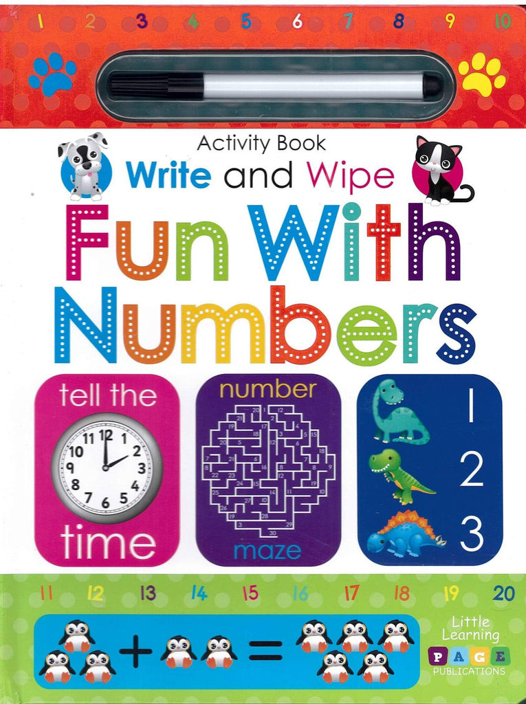 Marissa's Books & Gifts, LLC 9781951086190 Write and Wipe Fun with Numbers