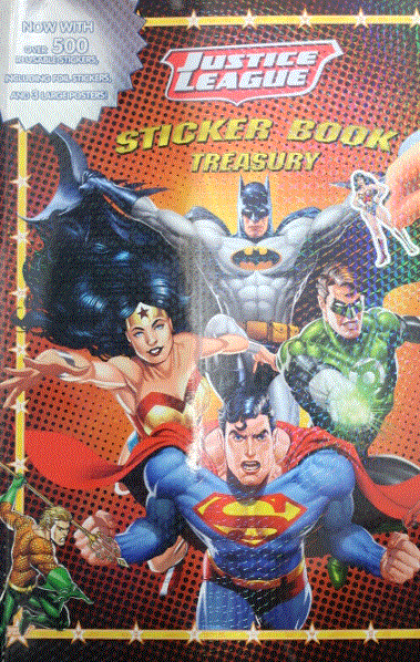 Marissa's Books & Gifts, LLC 9782764336359 Justice League Sticker Book Treasury