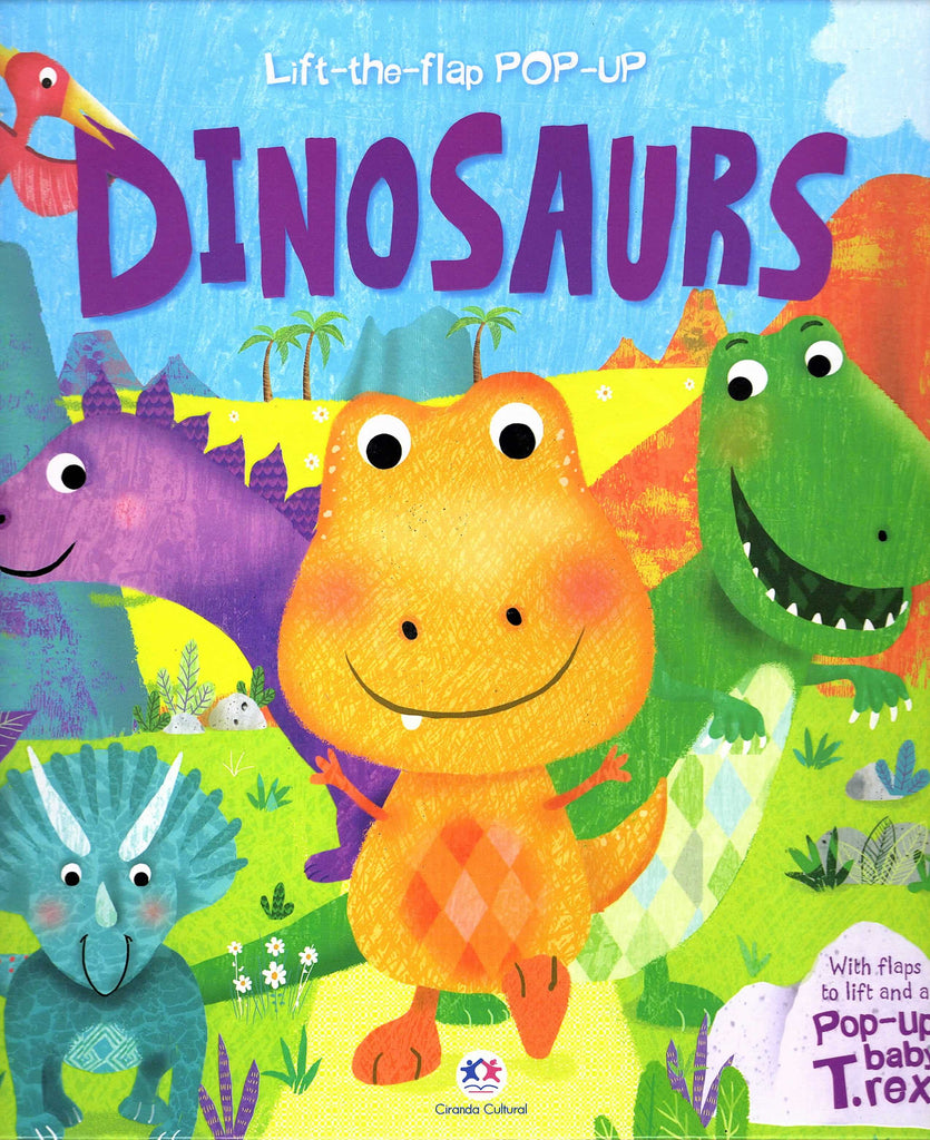 Marissa's Books & Gifts, LLC 9788538086840 Lift-the-Flap Pop-Up Dinosaurs