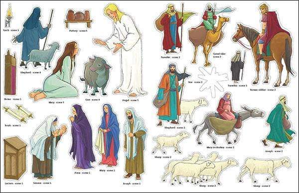 Marissa's Books & Gifts, LLC 9788772479132 The Story of Christmas: Static Sticker Bible Books