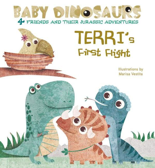 Marissa's Books & Gifts, LLC 9788854412521 Terri's First Flight: 4 Friends and Their Jurassic Adventures