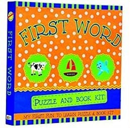 Marissa's Books & Gifts, LLC 9789384227135 First Words Puzzle and Book Kit