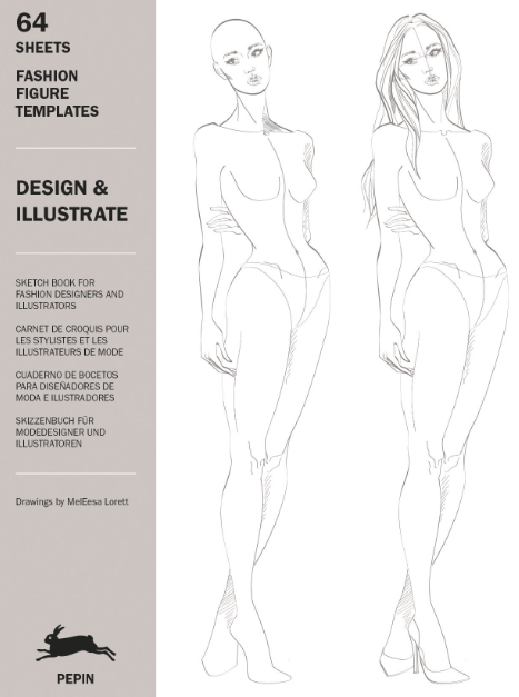 Marissa's Books & Gifts, LLC 9789460098383 Design & Illustrate 1: Fashion Figure Templates