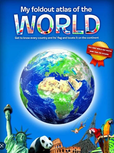 Marissa's Books & Gifts, LLC 9789461954848 My Foldout Atlas of the World