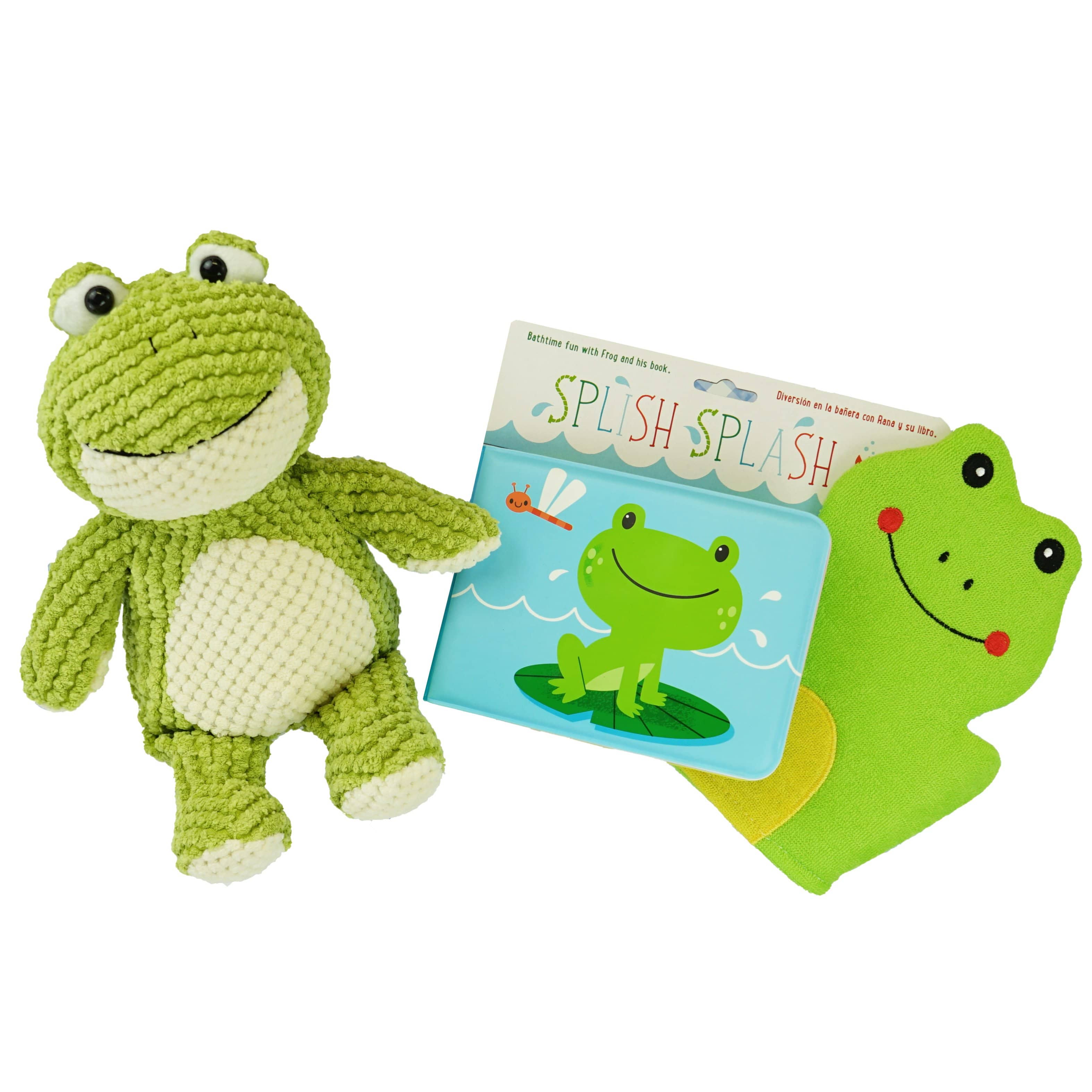 Marissa's Books  Bathtime Froggie Plush Toy and Book Set