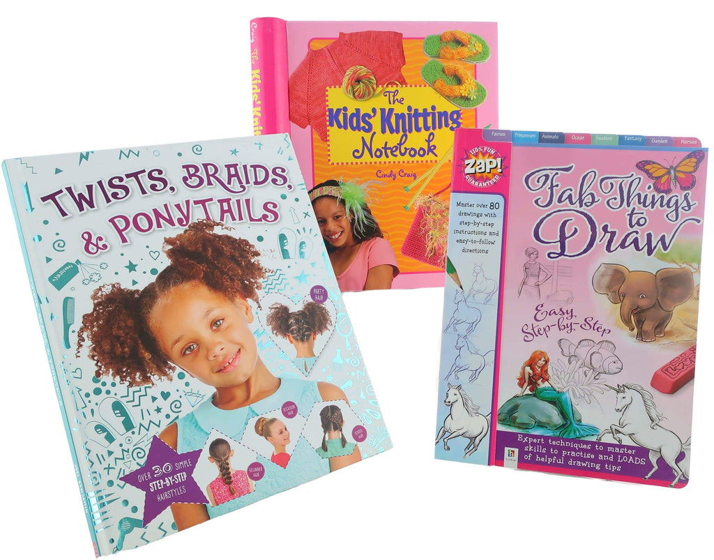 Draw, Knit, and Braid  (3 Book Set)