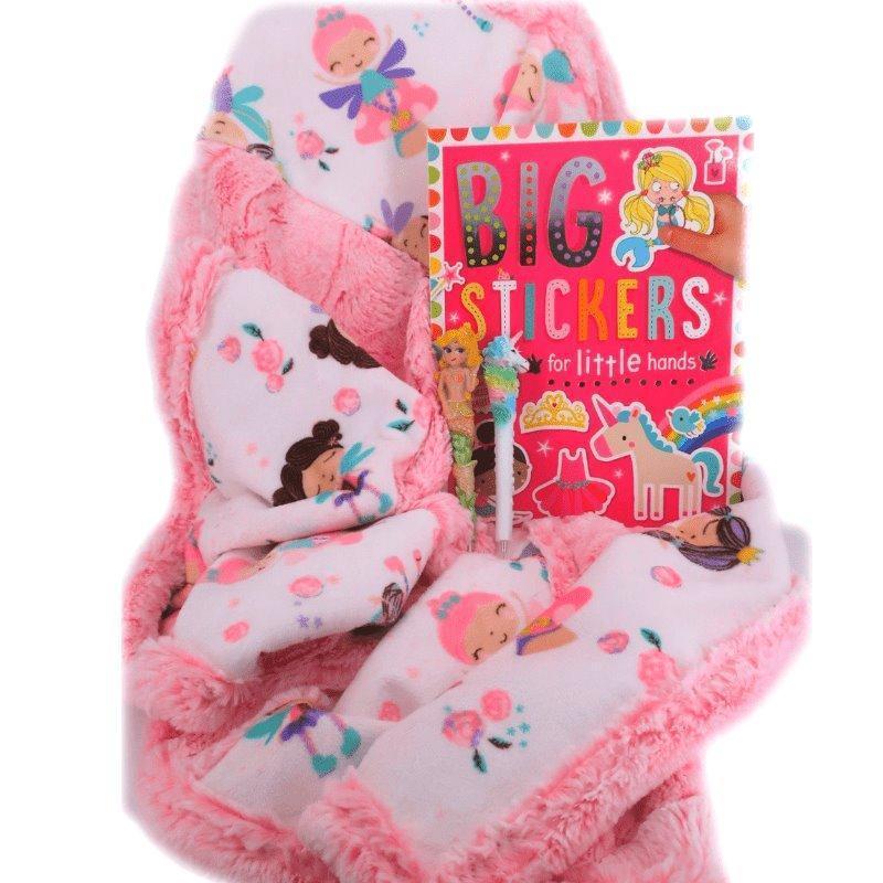 Marissa's Books & Gifts, LLC Fairy Blanket & Activity Gift Set