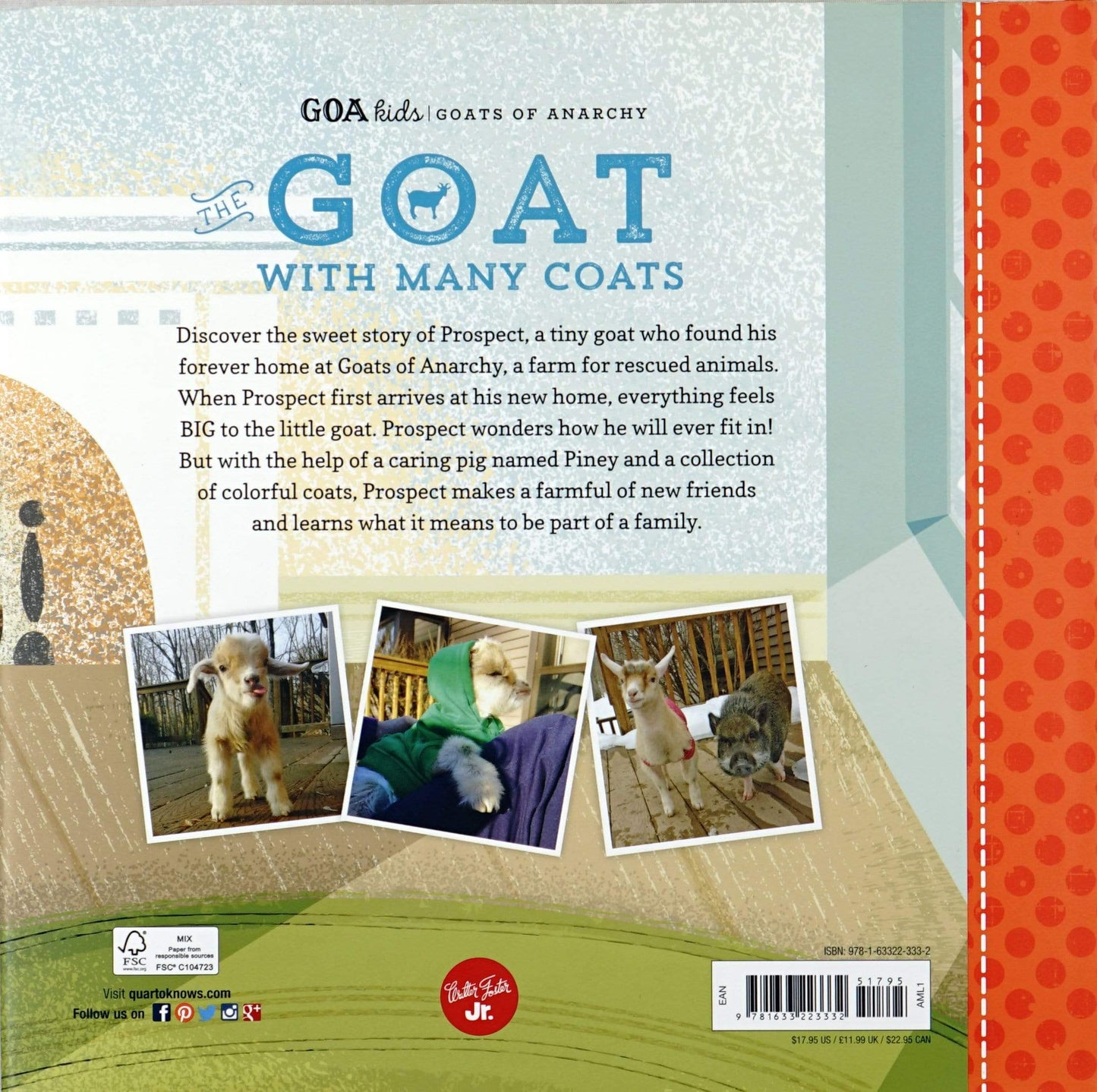 Marissa's Books & Gifts, LLC Goat with Many Coats Plush Toy and Book Set