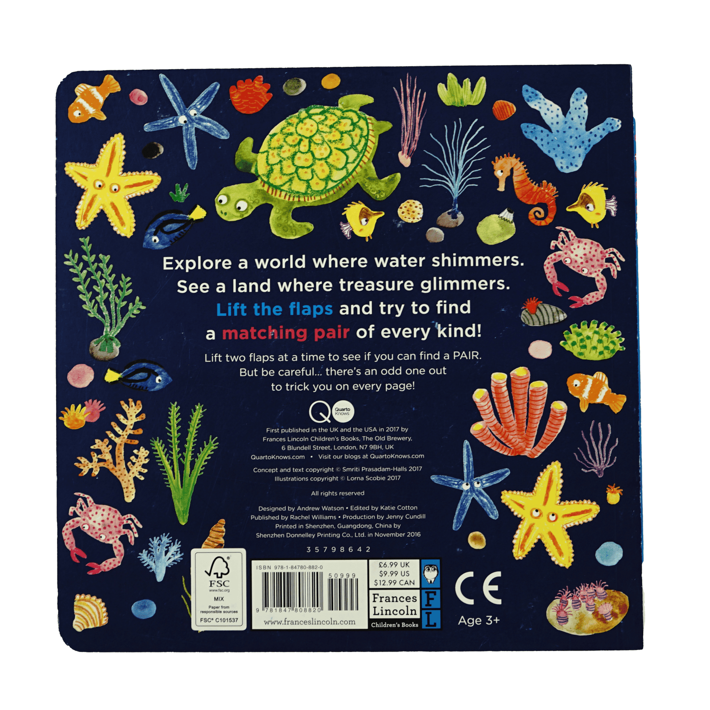 Marissa's Books & Gifts, LLC Underwater Pairs Plush Toy and Book Set